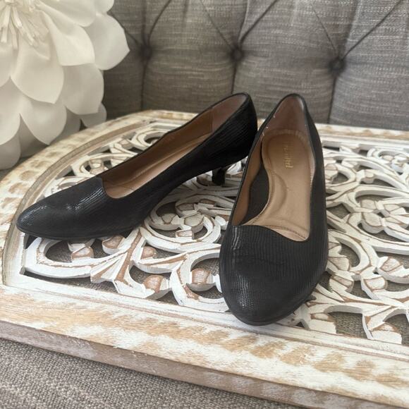 BeautiFeel Black Low Heels Shoes Women’s 38 US 7 - Picture 7 of 10